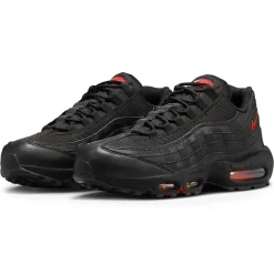 Nike Air Max 95 Black Red Orange< Trainers|Black Trainers