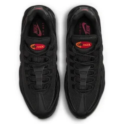 Nike Air Max 95 Black Red Orange< Trainers|Black Trainers