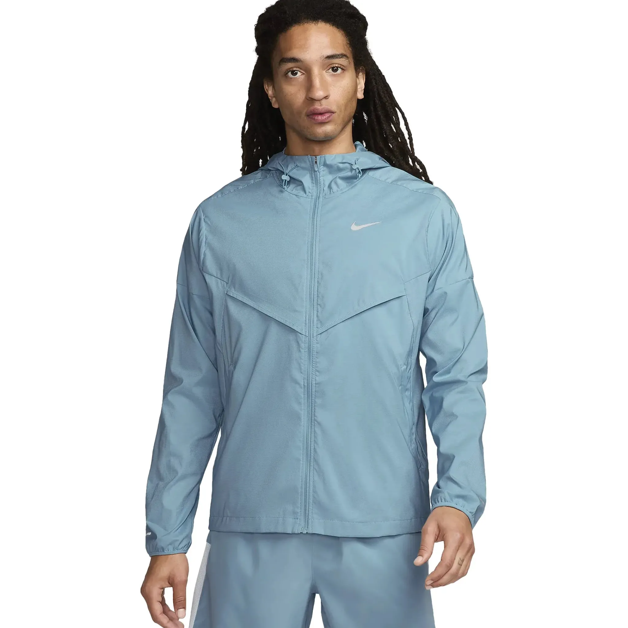 Nike Denim Turquoise Windrunner Jacket & Shorts< Activewear|Shorts