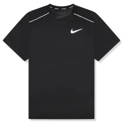 Nike Dri-FIT 1.0 Black Miler Running T Shirt< Activewear|T-shirts