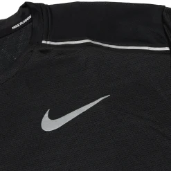 Nike Dri-FIT 1.0 Black Miler Running T Shirt< Activewear|T-shirts