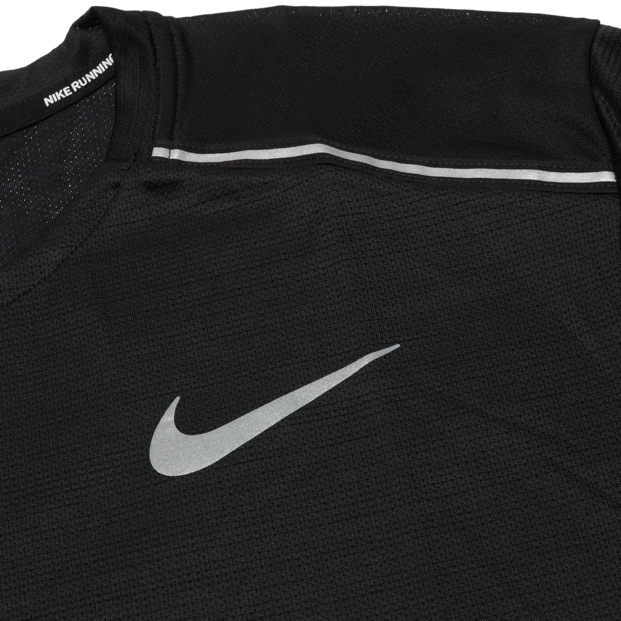 Nike Dri-FIT 1.0 Black Miler Running T Shirt< Activewear|T-shirts