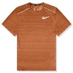 Nike Dri-FIT 1.0 Dark Russet Miler Running T Shirt< Activewear|T-shirts