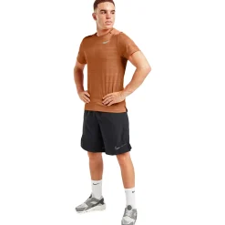 Nike Dri-FIT 1.0 Dark Russet Miler Running T Shirt< Activewear|T-shirts
