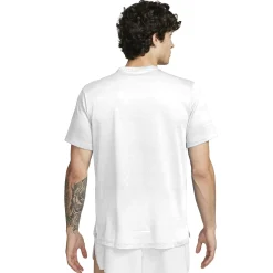 Nike Dri-FIT 1.0 White Miler Running T Shirt< Activewear|T-shirts