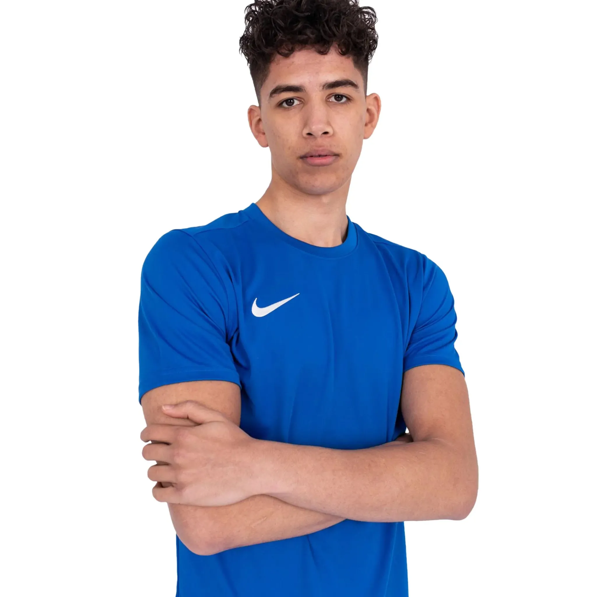 Nike Dri-FIT Park III Royal Blue White T Shirt & Shorts< Activewear|Shorts