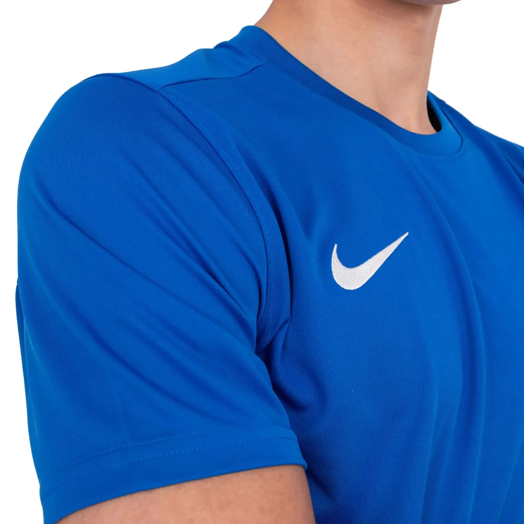 Nike Dri-FIT Park III Royal Blue White T Shirt & Shorts< Activewear|Shorts