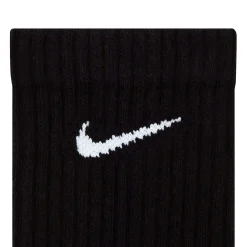 Nike Everyday Cushioned Training Black Crew Socks - 3 Pairs< Socks