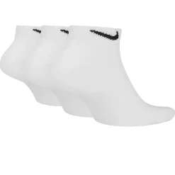 Nike Everyday Cushioned Training Low White Ankle Socks - 3 Pairs< Socks