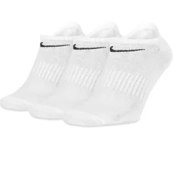 Nike Everyday Lightweight Training No-Show White Socks - 3 Pairs< Socks