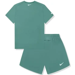 Nike Flash Miler Cyan Green T Shirt & Shorts< Activewear|Shorts