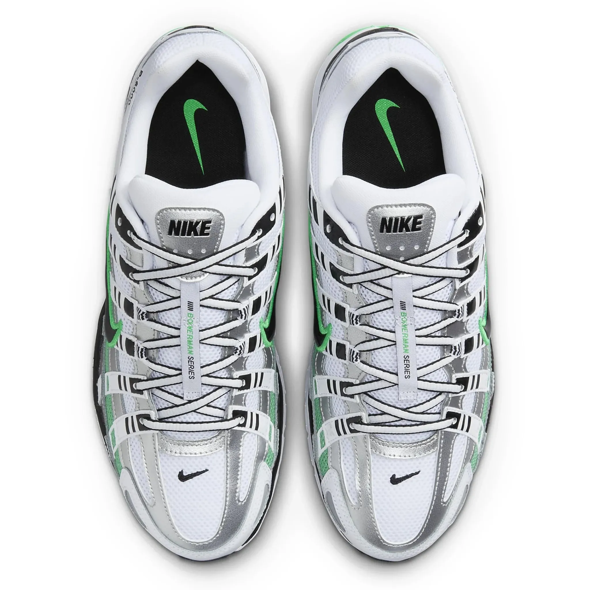 Nike P-6000 Spring Green< White Trainers|Trainers