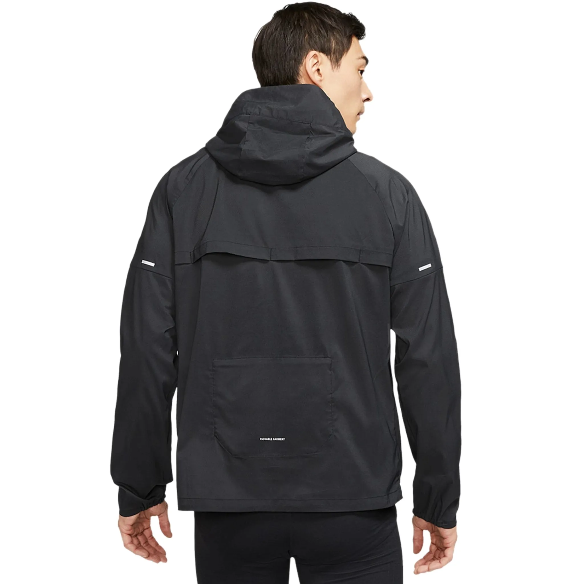 Nike Repel Packable Black Windrunner Jacket< Activewear|Coats & Jackets