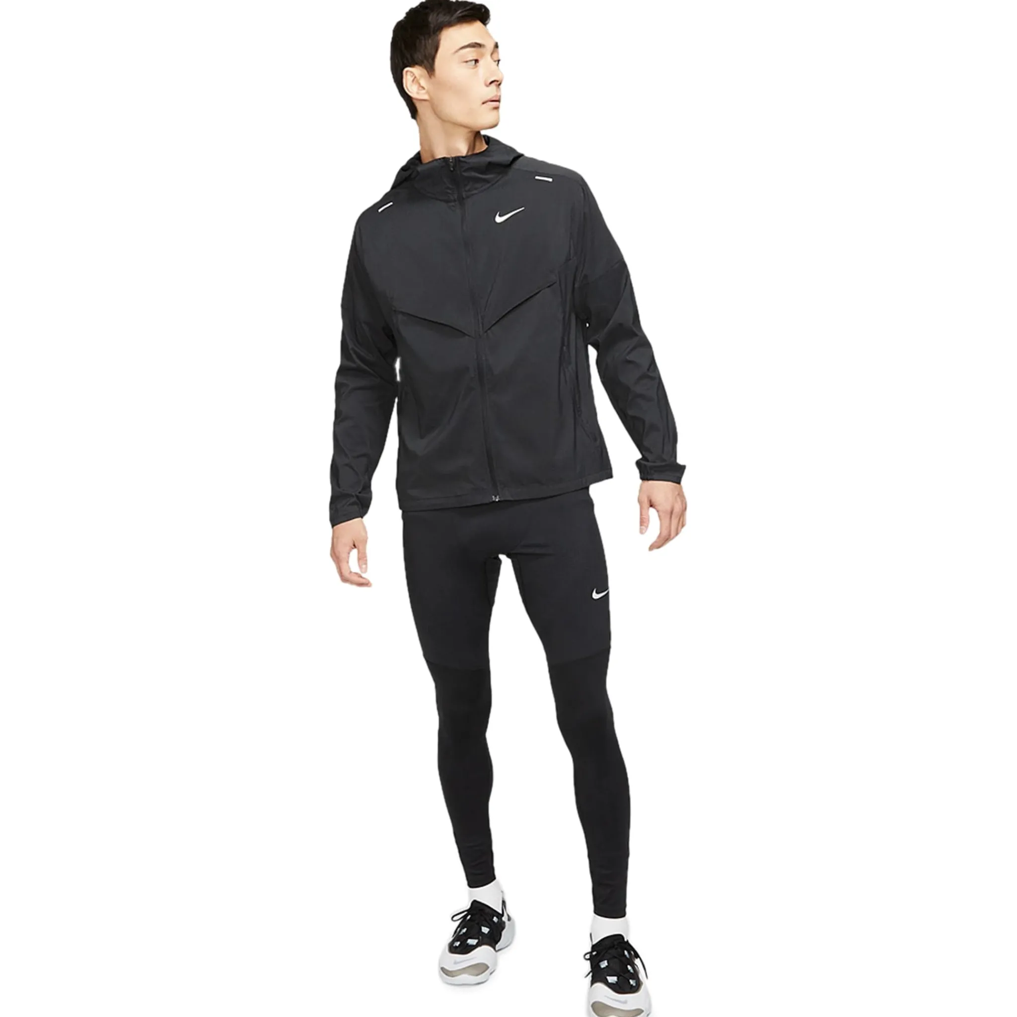 Nike Repel Packable Black Windrunner Jacket< Activewear|Coats & Jackets