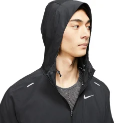 Nike Repel Packable Black Windrunner Jacket< Activewear|Coats & Jackets