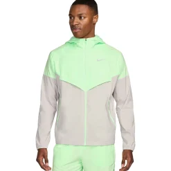 Nike Repel Packable Vapour Green Light Iron Ore Windrunner Jacket< Activewear|Coats & Jackets