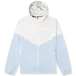 Nike Repel Packable White Blue Windrunner Jacket< Activewear|Coats & Jackets