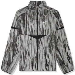 Nike Running Wild Run Zebra Print Grey Windrunner< Activewear|Coats & Jackets
