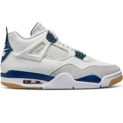 Air Jordan Nike SB x 4 White Navy< White Trainers