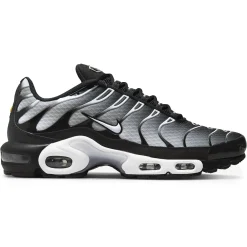 Nike TN Air Max Plus Black Metallic Silver< Black Trainers|Trainers
