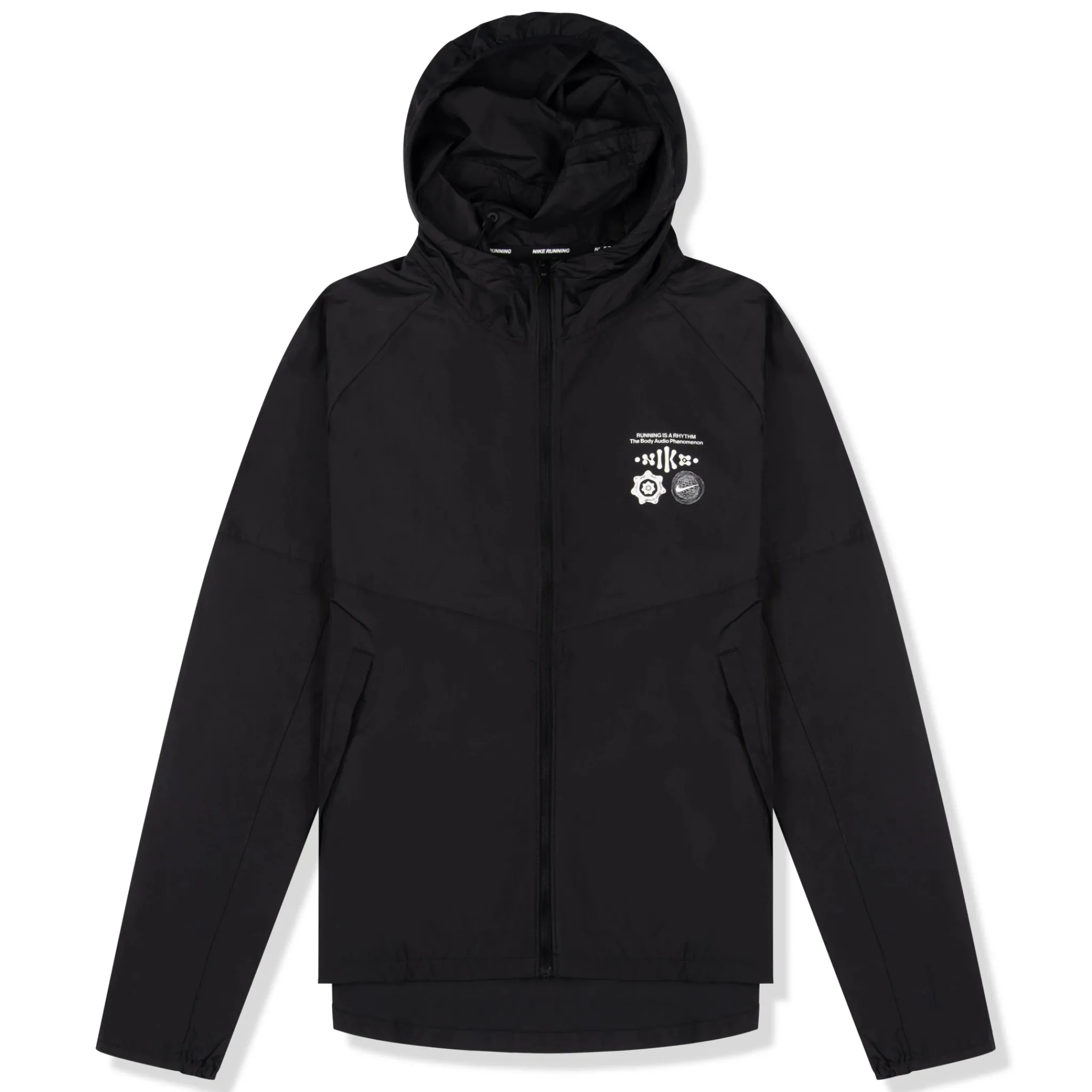 Nike Wild Run Miler Sports Jacket Mens Black< Activewear|Coats & Jackets