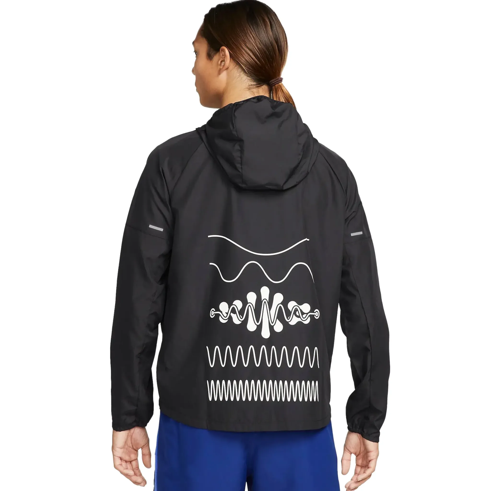 Nike Wild Run Miler Sports Jacket Mens Black< Activewear|Coats & Jackets