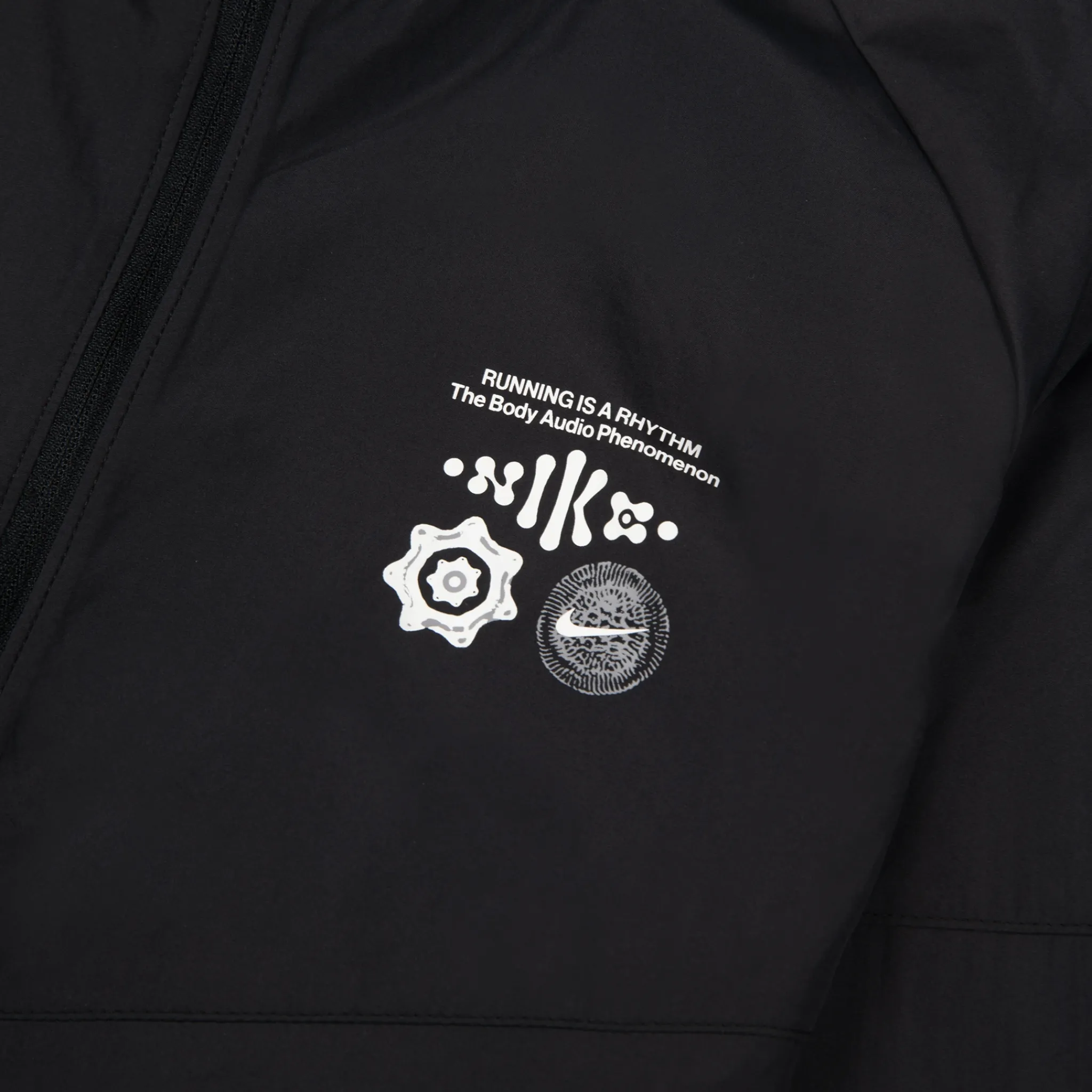 Nike Wild Run Miler Sports Jacket Mens Black< Activewear|Coats & Jackets