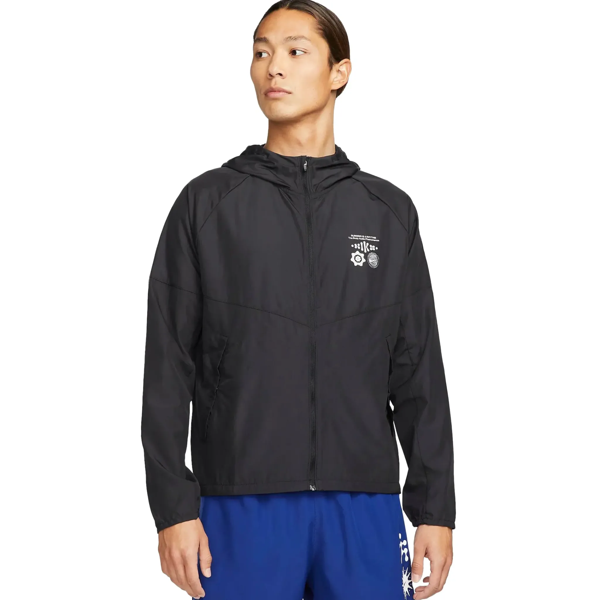 Nike Wild Run Miler Sports Jacket Mens Black< Activewear|Coats & Jackets