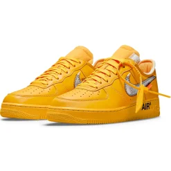 Nike x Off White Air Force 1 Low ICA University Gold< Trainers