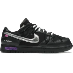 Nike x Off White Dunk Low Lot 50< Trainers|Black Trainers