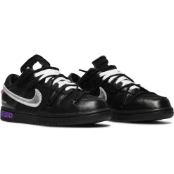 Nike x Off White Dunk Low Lot 50< Trainers|Black Trainers