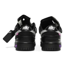 Nike x Off White Dunk Low Lot 50< Trainers|Black Trainers