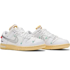 Nike x Off White Dunk Low Lot 1< White Trainers|Trainers