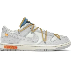 Nike x Off White Dunk Low Lot 34< White Trainers|Trainers
