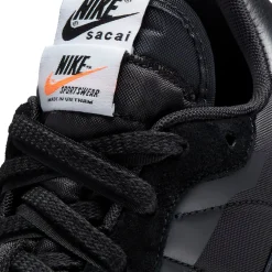 Nike x Sacai Vaporwaffle Black Gum Sneaker< Black Trainers|Trainers