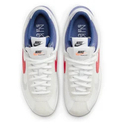 Nike x Sacai Zoom Cortez White University Red Blue< White Trainers|Trainers