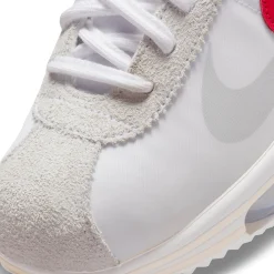 Nike x Sacai Zoom Cortez White University Red Blue< White Trainers|Trainers
