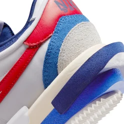 Nike x Sacai Zoom Cortez White University Red Blue< White Trainers|Trainers