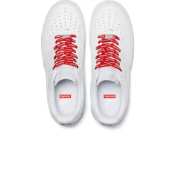 Nike x Supreme Air Force 1 Low White Box Logo< White Trainers|Trainers
