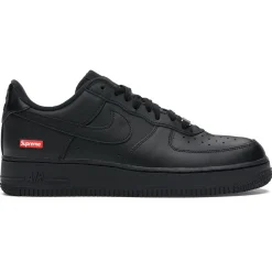 Nike x Supreme Air Force 1 Low Black Box Logo< Black Trainers|Trainers