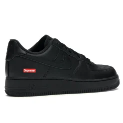Nike x Supreme Air Force 1 Low Black Box Logo< Black Trainers|Trainers