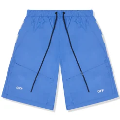 Off-White Athletic Cargo Shorts Blue< Shorts