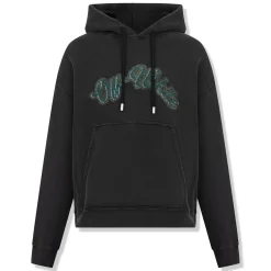 Off-White Bacchus Skate Black Hoodie< Sweatshirts & Hoodies