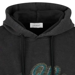 Off-White Bacchus Skate Black Hoodie< Sweatshirts & Hoodies