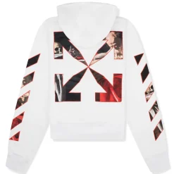 Off-White Caravaggio Painting White Hoodie< Sweatshirts & Hoodies