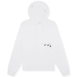 Off-White Diagonal Stripe White Hoodie< Sweatshirts & Hoodies