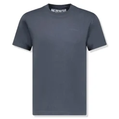 Off-White Diagonal Stripes T Shirt Dark Grey< T-shirts