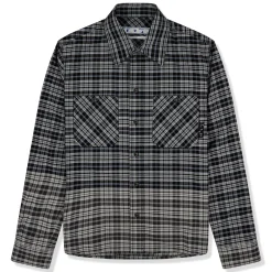 Off-White Hands Off Check Flannel Shirt< Shirts