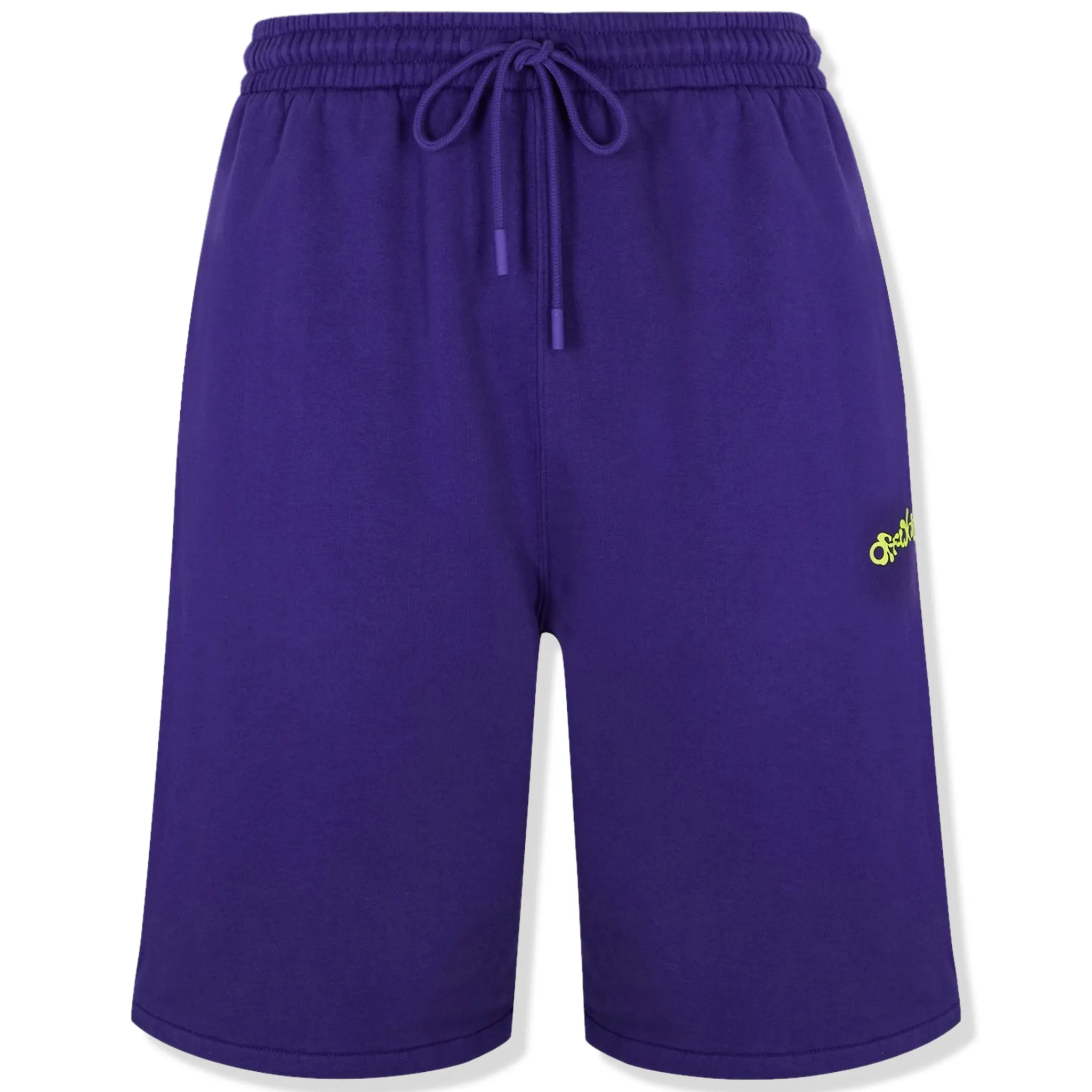 Off-White Opposite Arrows Skate Purple Sweat Shorts< Shorts