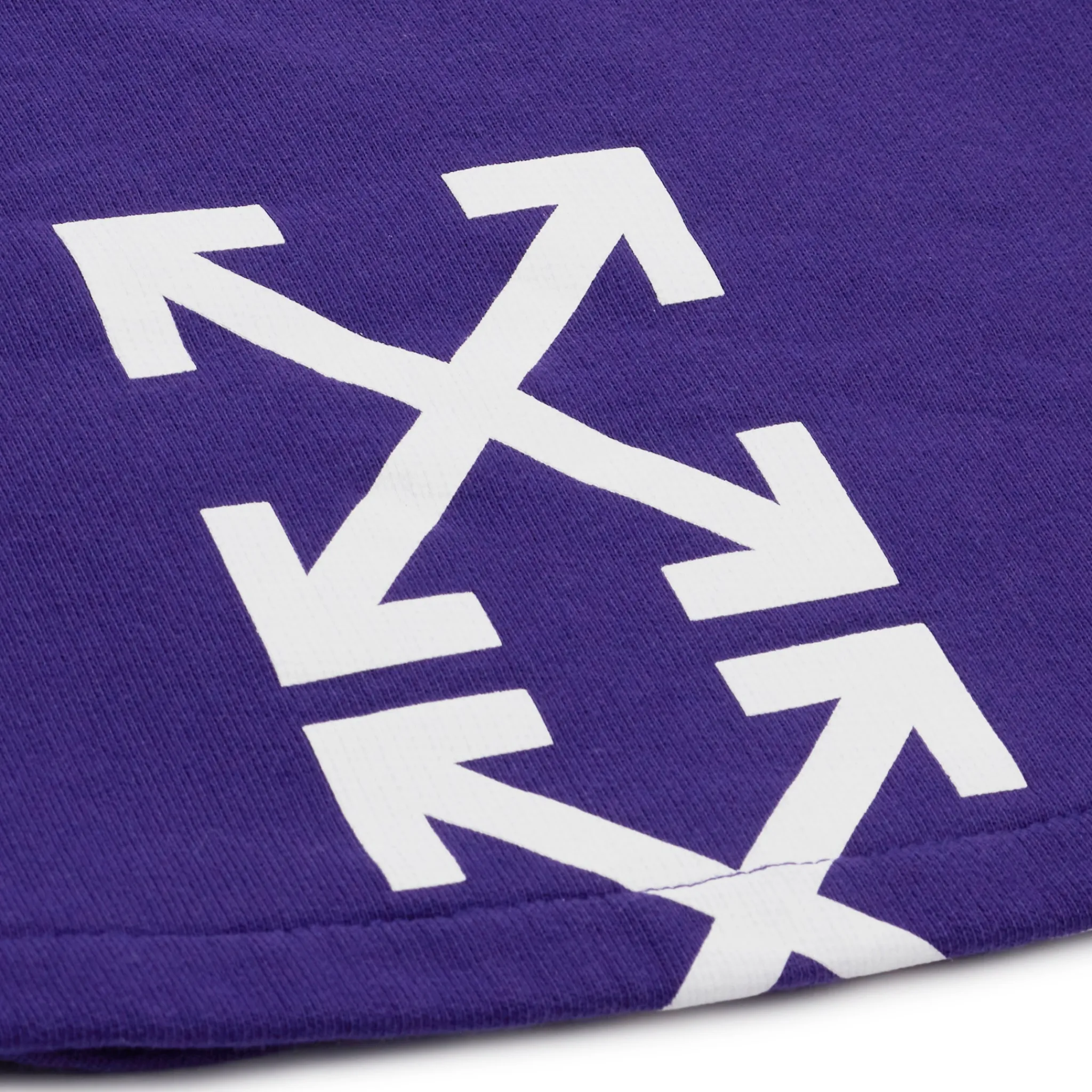 Off-White Opposite Arrows Skate Purple Sweat Shorts< Shorts